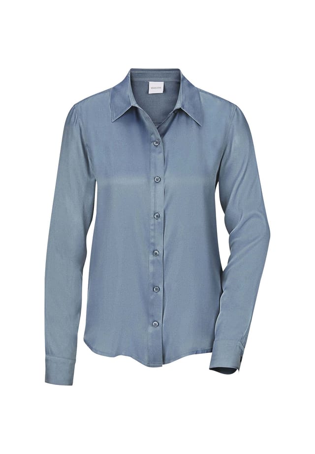 

Классическая блузка-рубашка Madeleine, голубой