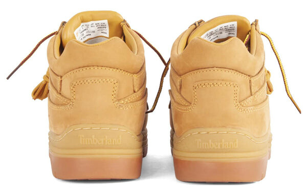 Кроссовки beams x heritage gore-tex moc toe middle 'wheat nubuck' Timberland, желтый — фото 4