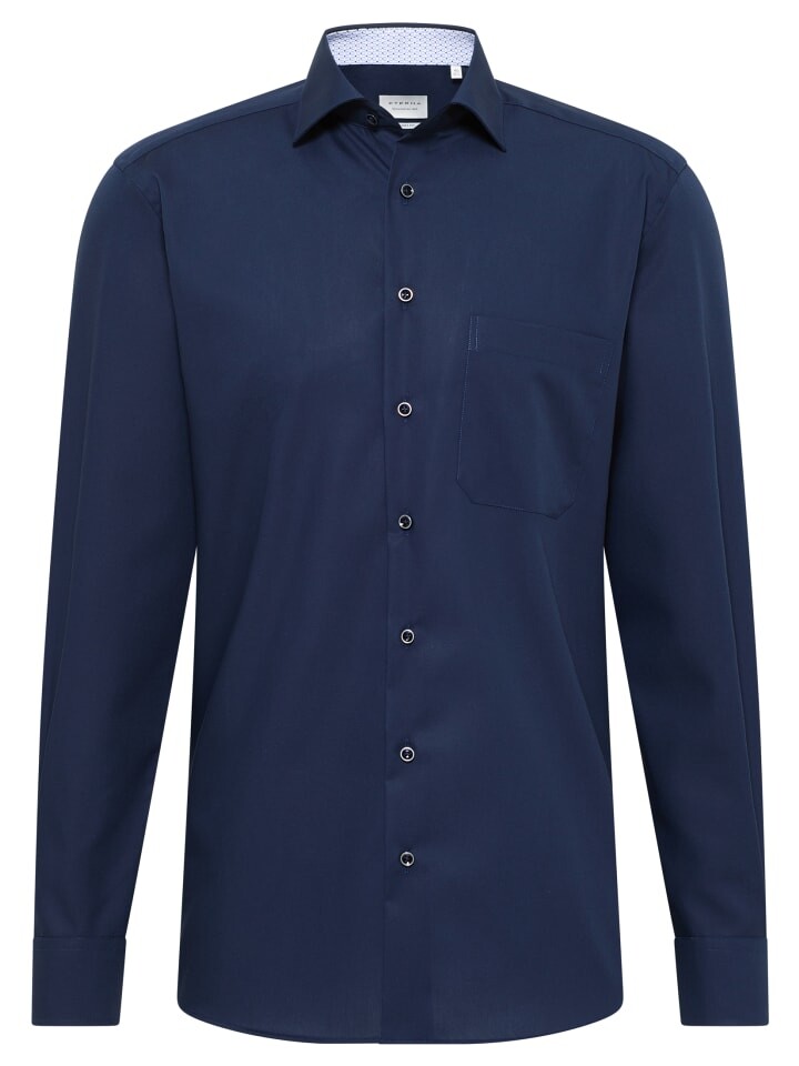 

Рубашка Eterna, темно-синий