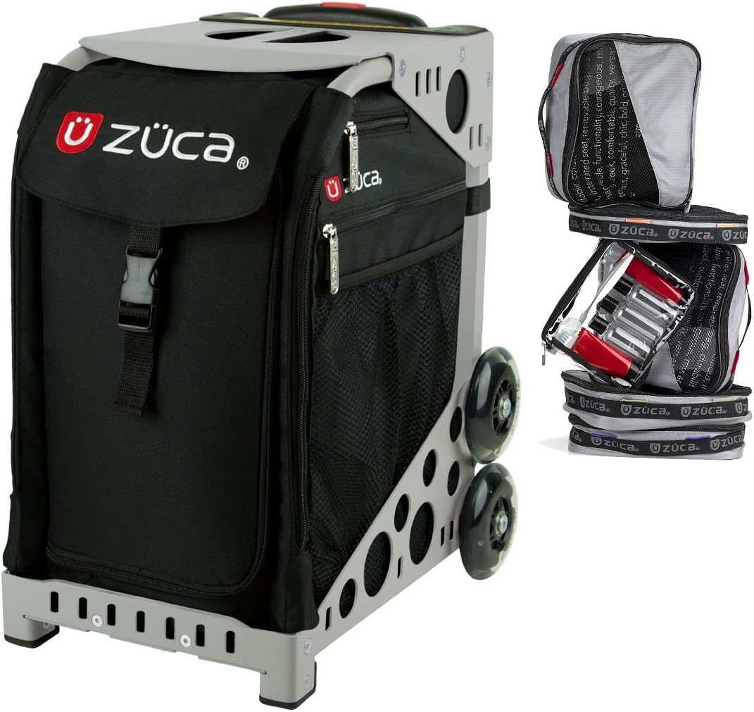 

ZUCA "Спортивная сумка Obsidian, серая рама, мигающие колеса и набор с чехлом для флаера", Серый, ZUCA "Спортивная сумка Obsidian, серая рама, мигающие колеса и набор с чехлом для флаера"