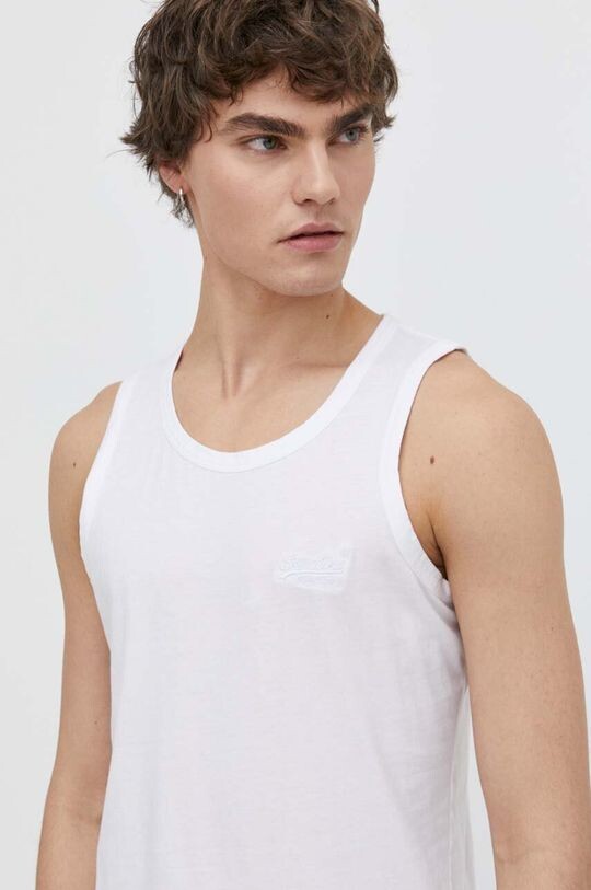 

Хлопковая футболка Superdry, белый