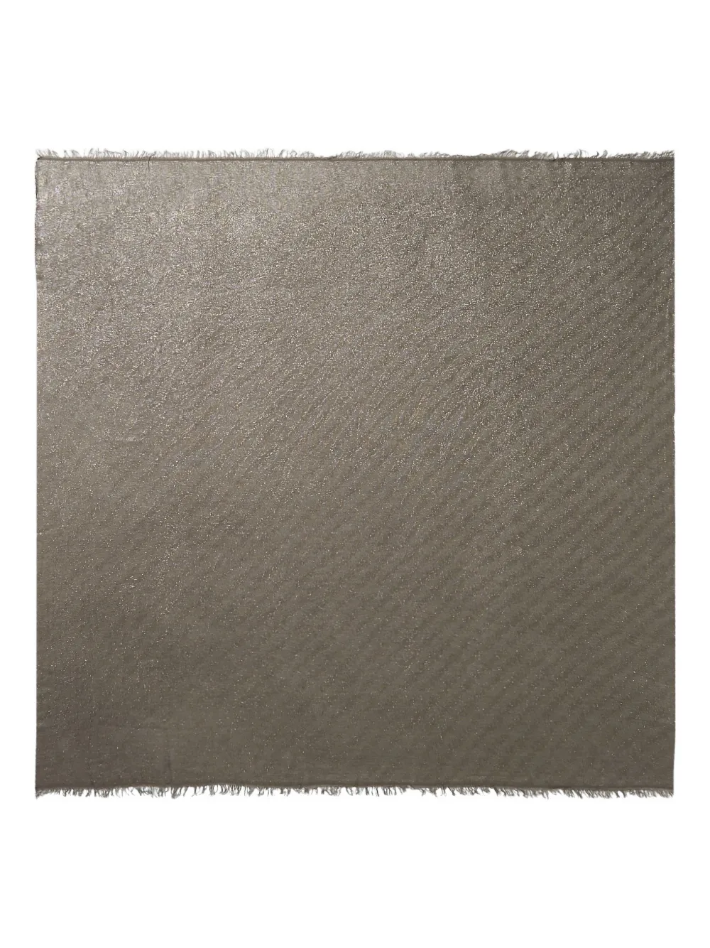 

Шарф с бахромой и эффектом металлик Peserico, коричневый