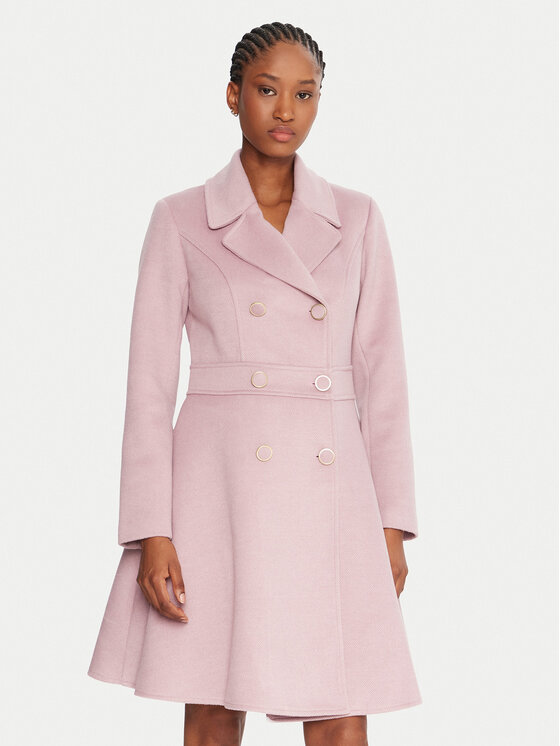 

Демисезонное пальто slim fit CFC0125851003 Rinascimento, розовый