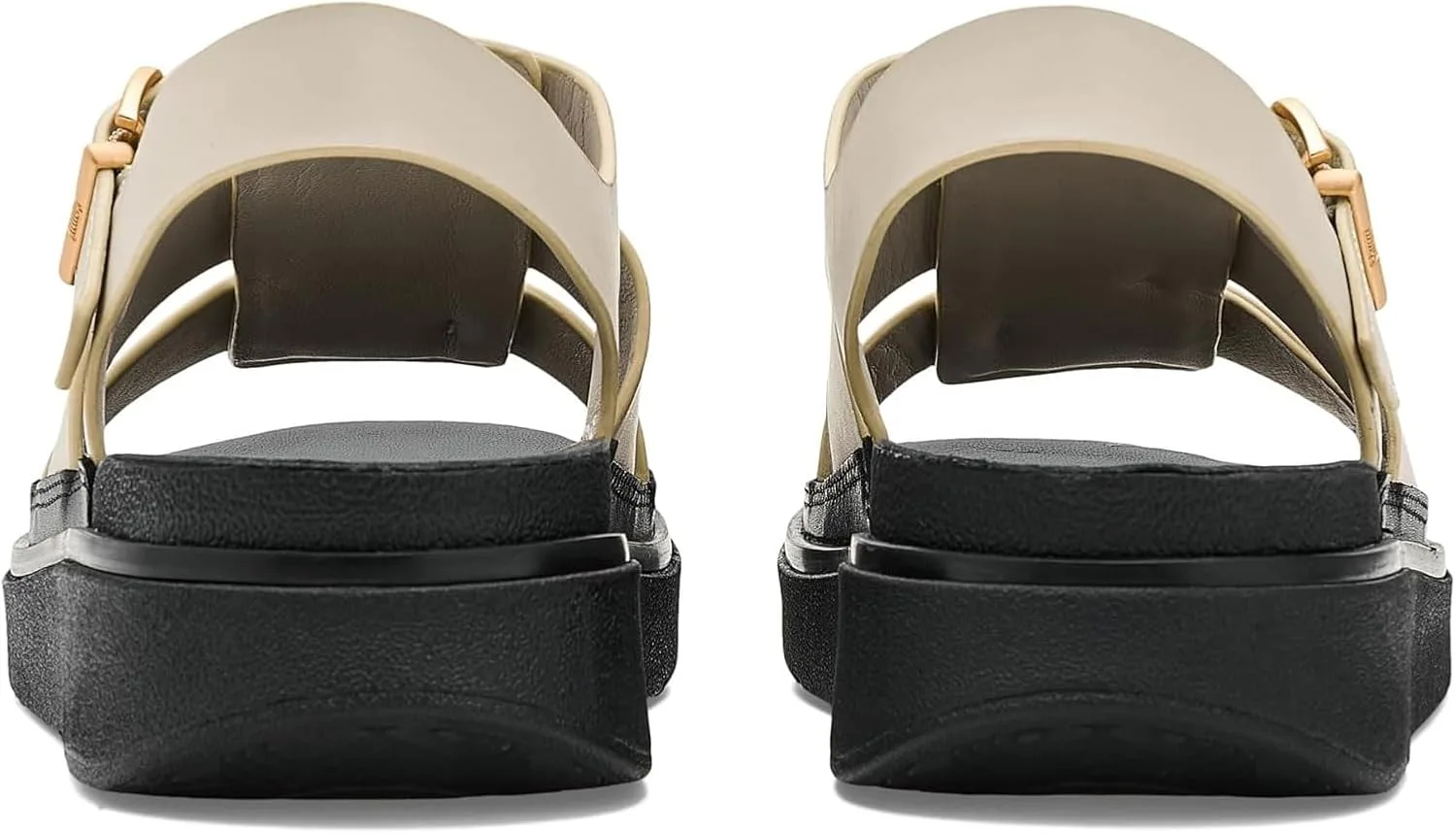 Кожаные рыболовные сандалии Fitflop Gen-FF, бежевый — фото 4