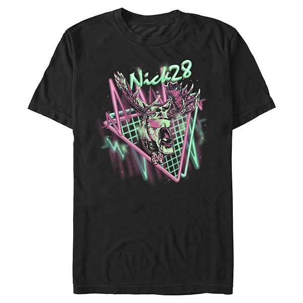 

Футболка с принтом Big & Tall Nick 28 Funky Looking Moose Unbranded