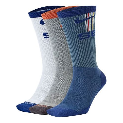 

Носки Nike Unisex SB Skateboard Everyday Max Lightweight Stocking 3 Packs White/Grey/Blue Multi-color CK6569-902