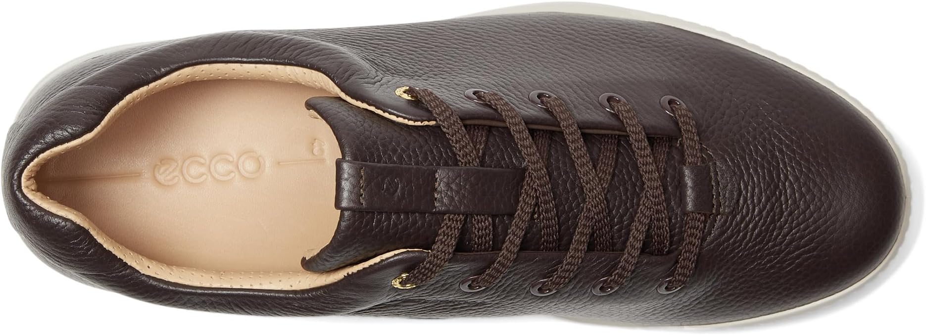 Кроссовки ECCO Golf Men's Street Retro Hybrid Waterproof Golf Shoe, Mocha — фото 2