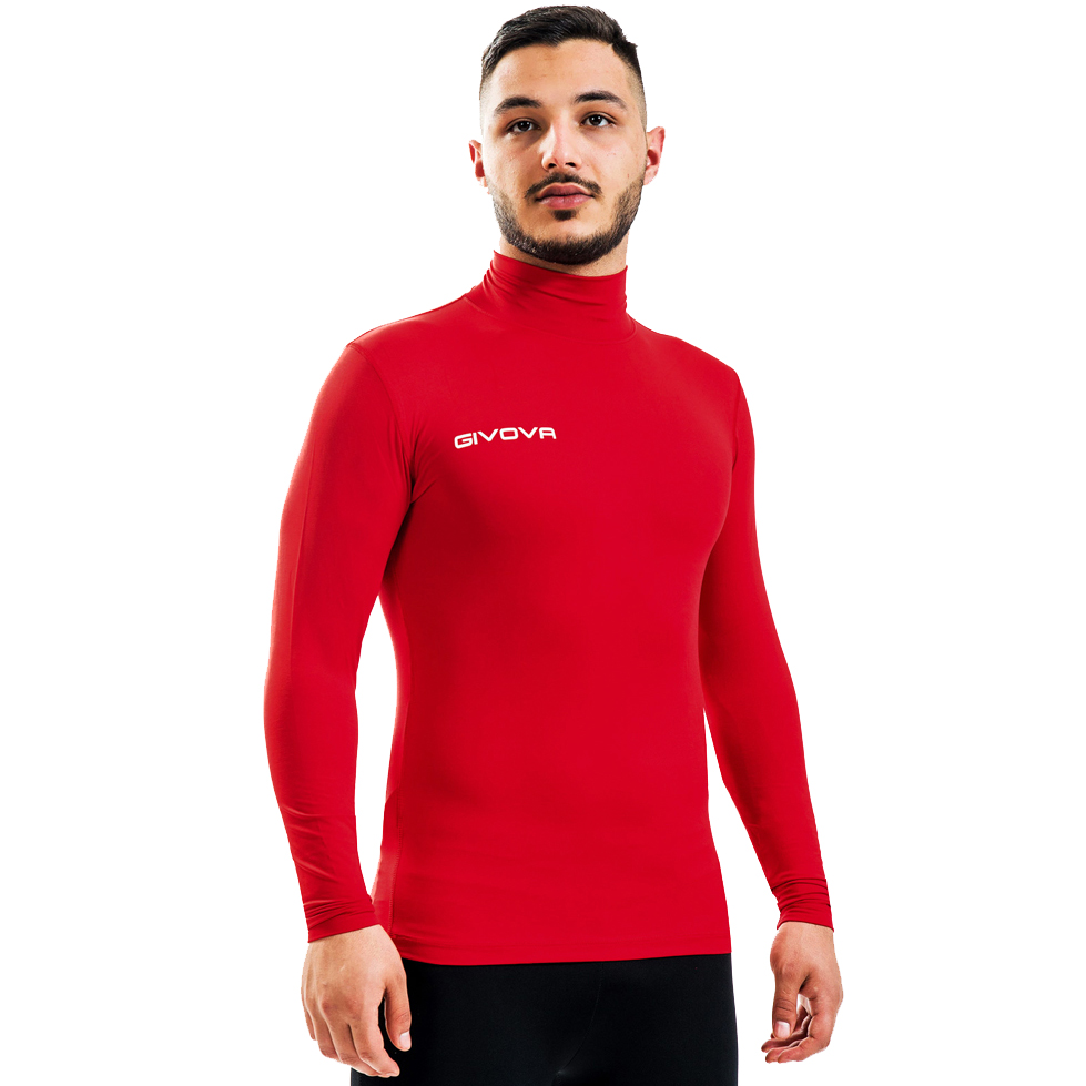 

Функциональная рубашка с воротником Givova Baselayer Corpus 3 красная