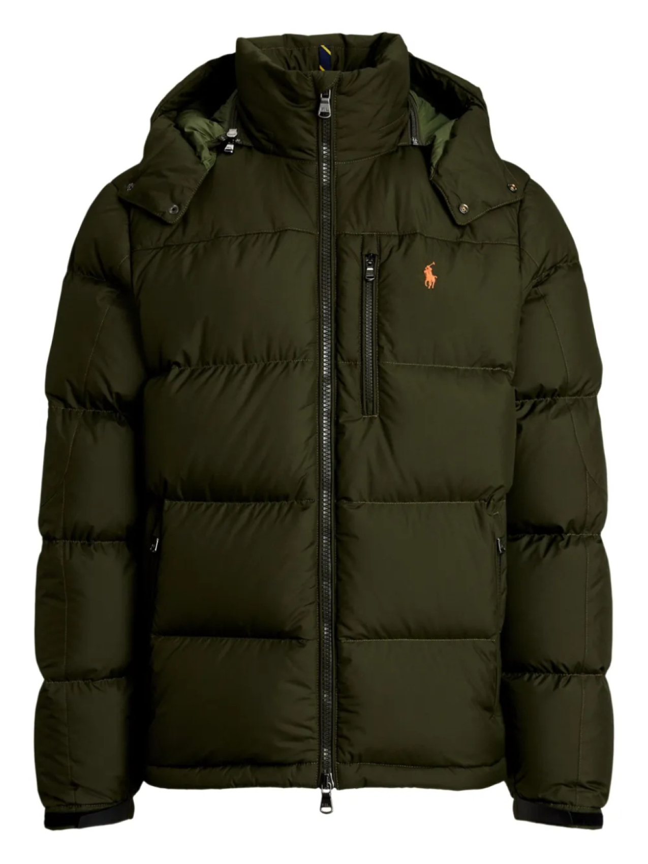 

Куртка-пуховик с капюшоном Polo Ralph Lauren, зеленый