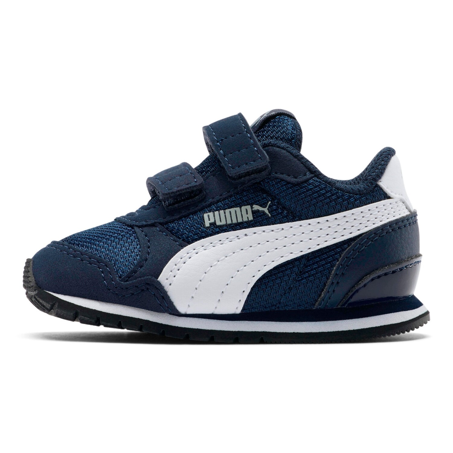 

Кроссовки PUMA Toddler ST Runner v2 с сеткой AC, цвет Peacoat/White