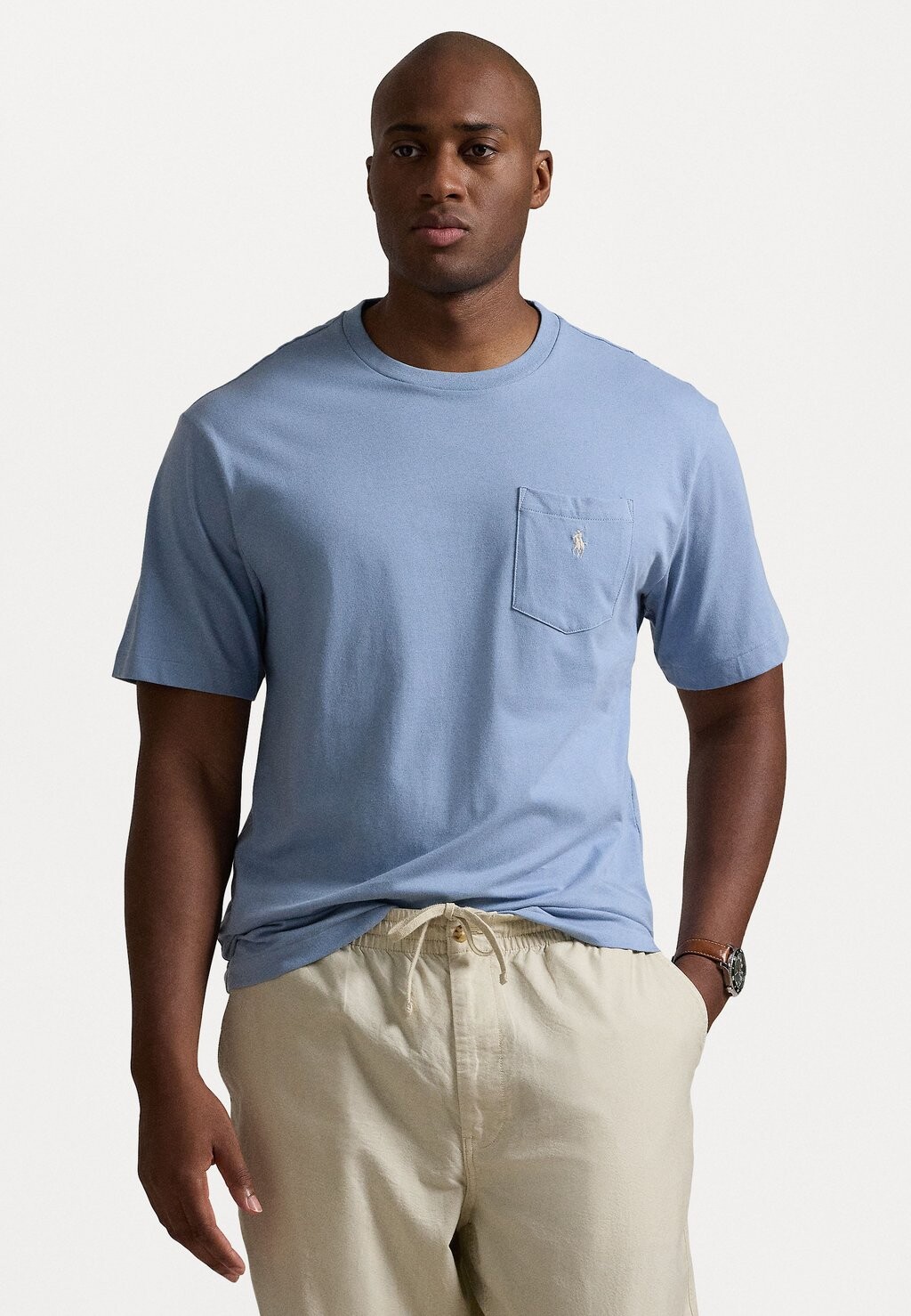 

Базовая футболка POCKET JERSEY T-SHIRT Ralph Lauren, синий