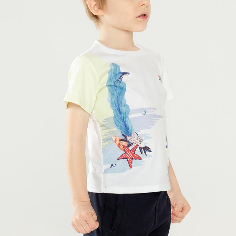 FILA KIDS Футболка Standard белая для детей 3-7 лет — фото 4