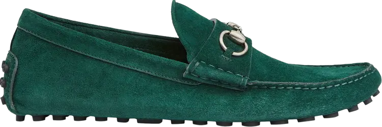 

Кроссовки Gucci Driver 'Horsebit - Green', зеленый