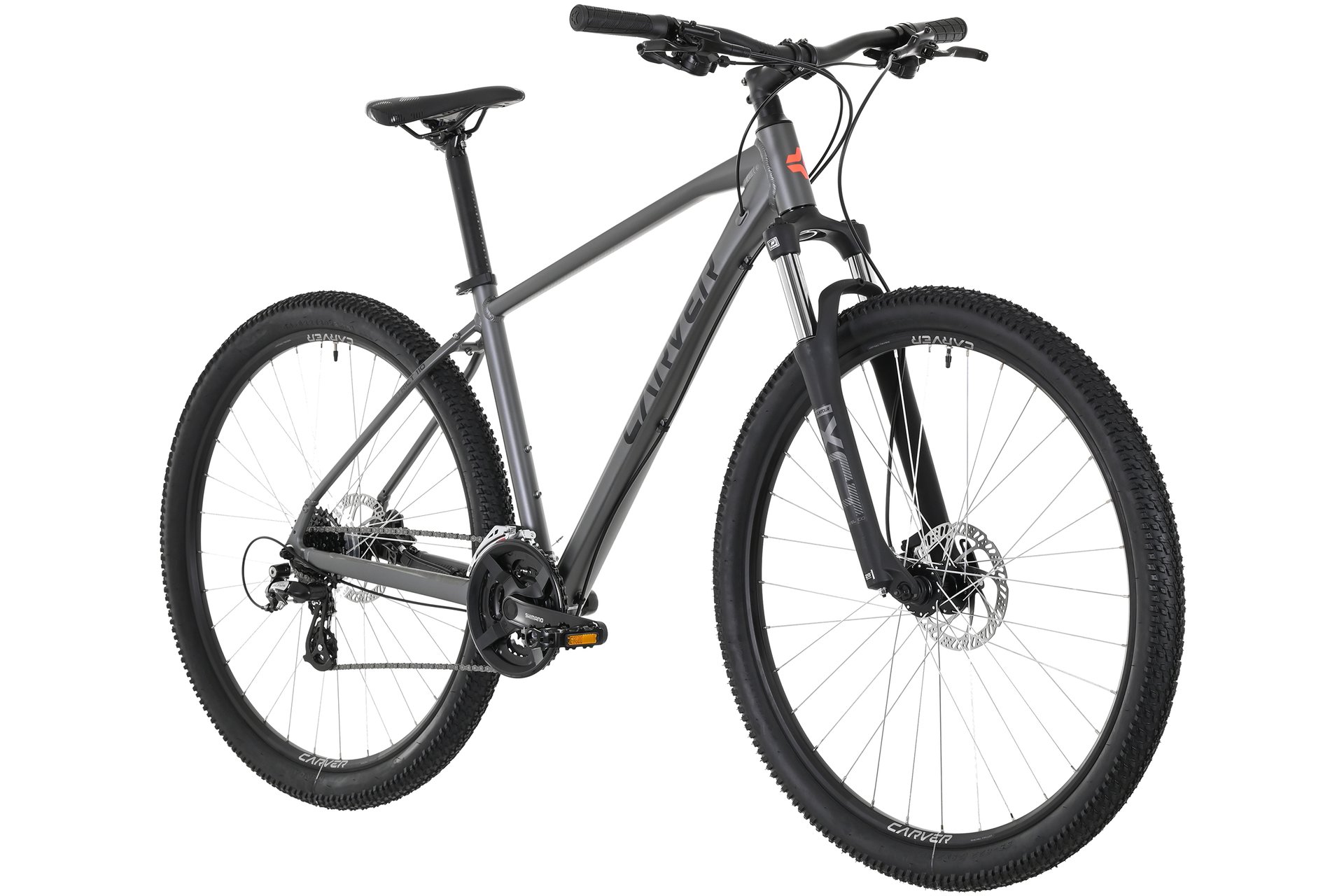 Горный велосипед Carver Strict 110 - 29 дюймов - Diamant - 2024, цвет Grau|anthracite/black/neon orange — фото 3