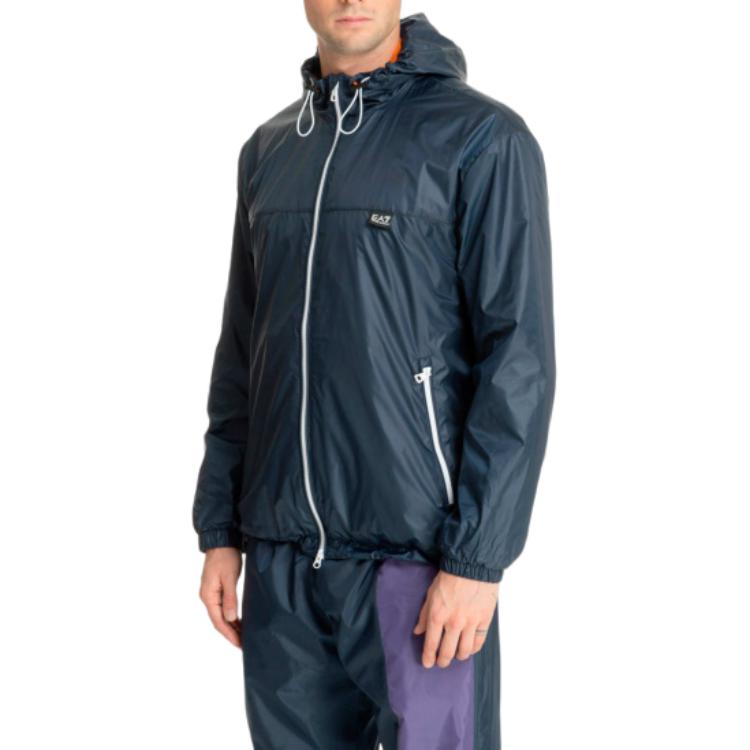 EMPORIO ARMANI Куртка EA7 SS24 мужская, Navy Blue — фото 3