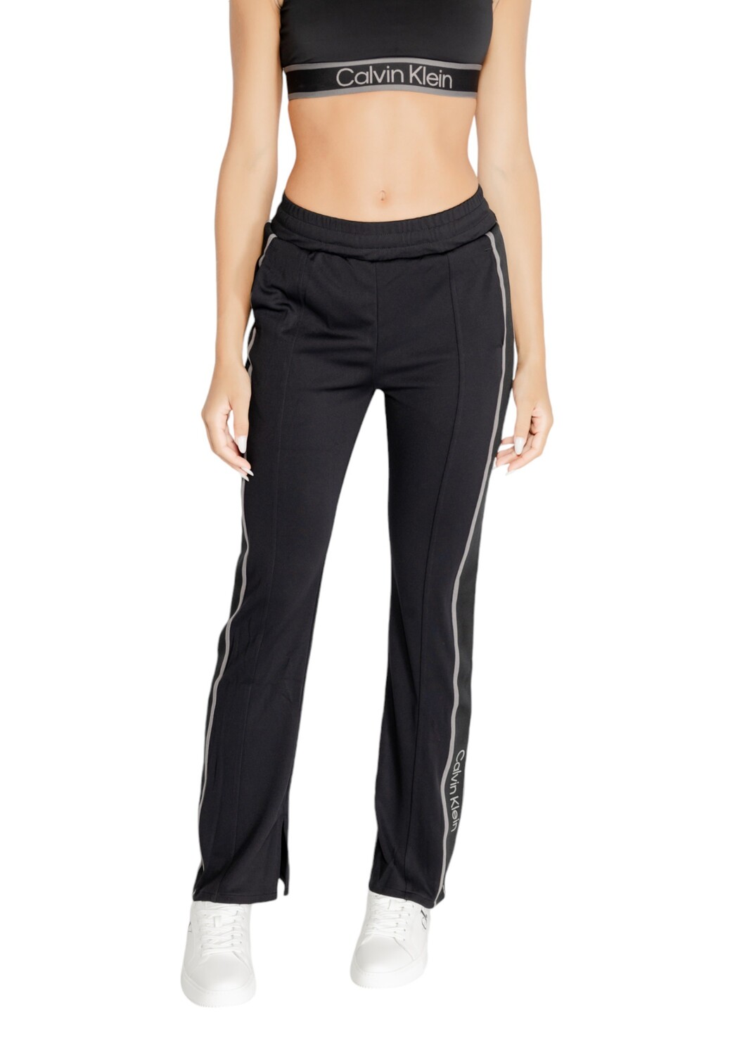 

Брюки женские Calvin Klein спортивные с лампасами, черный
