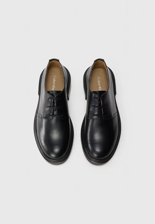 Ботинки почтальона с чашеобразной формой шнуровки Calvin Klein, Triple Black — фото 4
