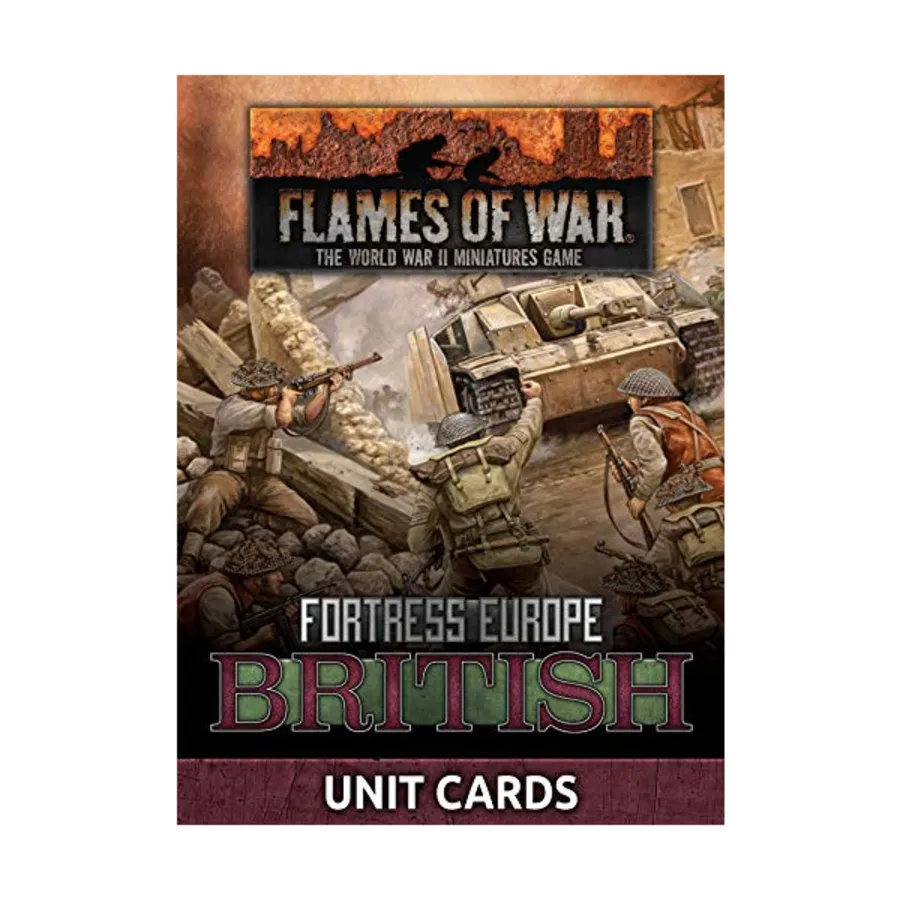 

Крепость Европа - Карты британских отрядов, Flames of War - WWII - Core Rules & Assorted (4th Edition)