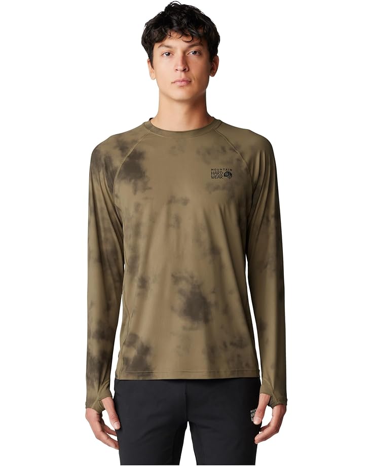 

Лонгслив Mountain Hardwear Crater Lake Long Sleeve Crew, цвет Raw Clay Clouds Dye Print