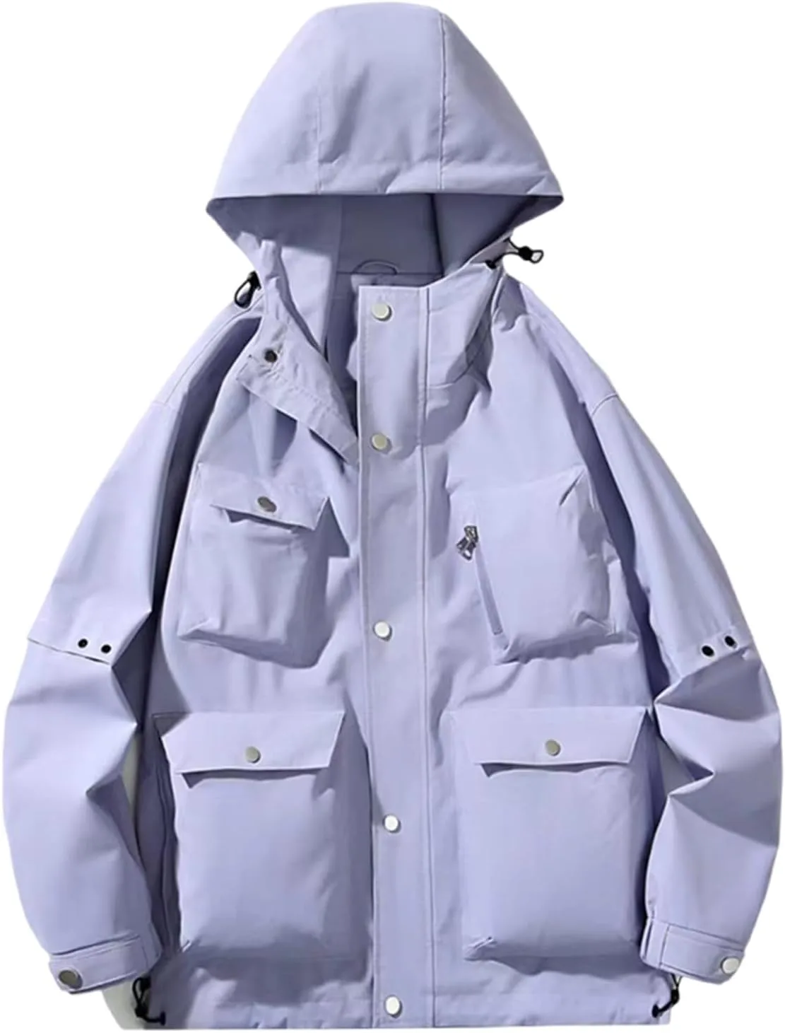 Мужская куртка с капюшоном Waterproof, легкая, компактная, для гольфа, походов и путешествий Generic, фиолетовый