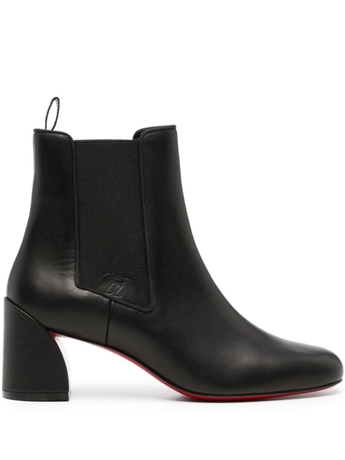 

Christian Louboutin ботильоны на блочном каблуке, черный