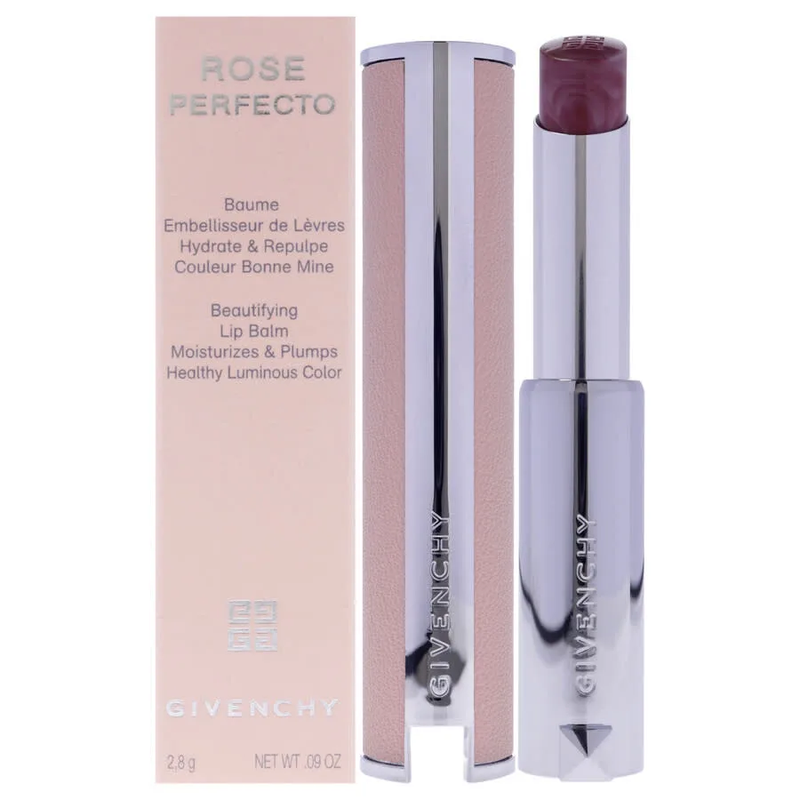 Бальзам для губ для женщин Givenchy Ladies Rose Perfecto Plumping 0,09 унции 102 Feeling Nude Makeup 3274872455719