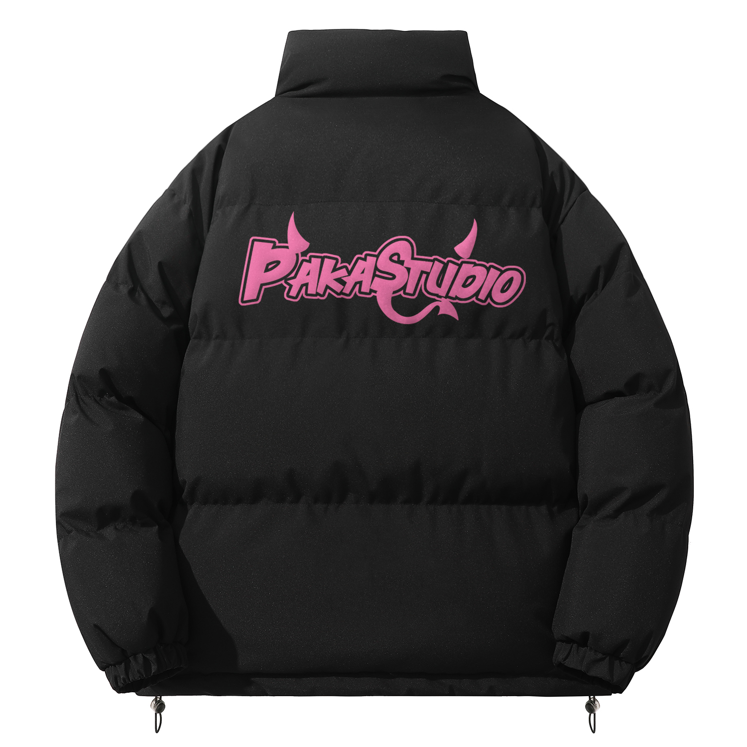 

Пуховик Unisex PAKA, черный розовый