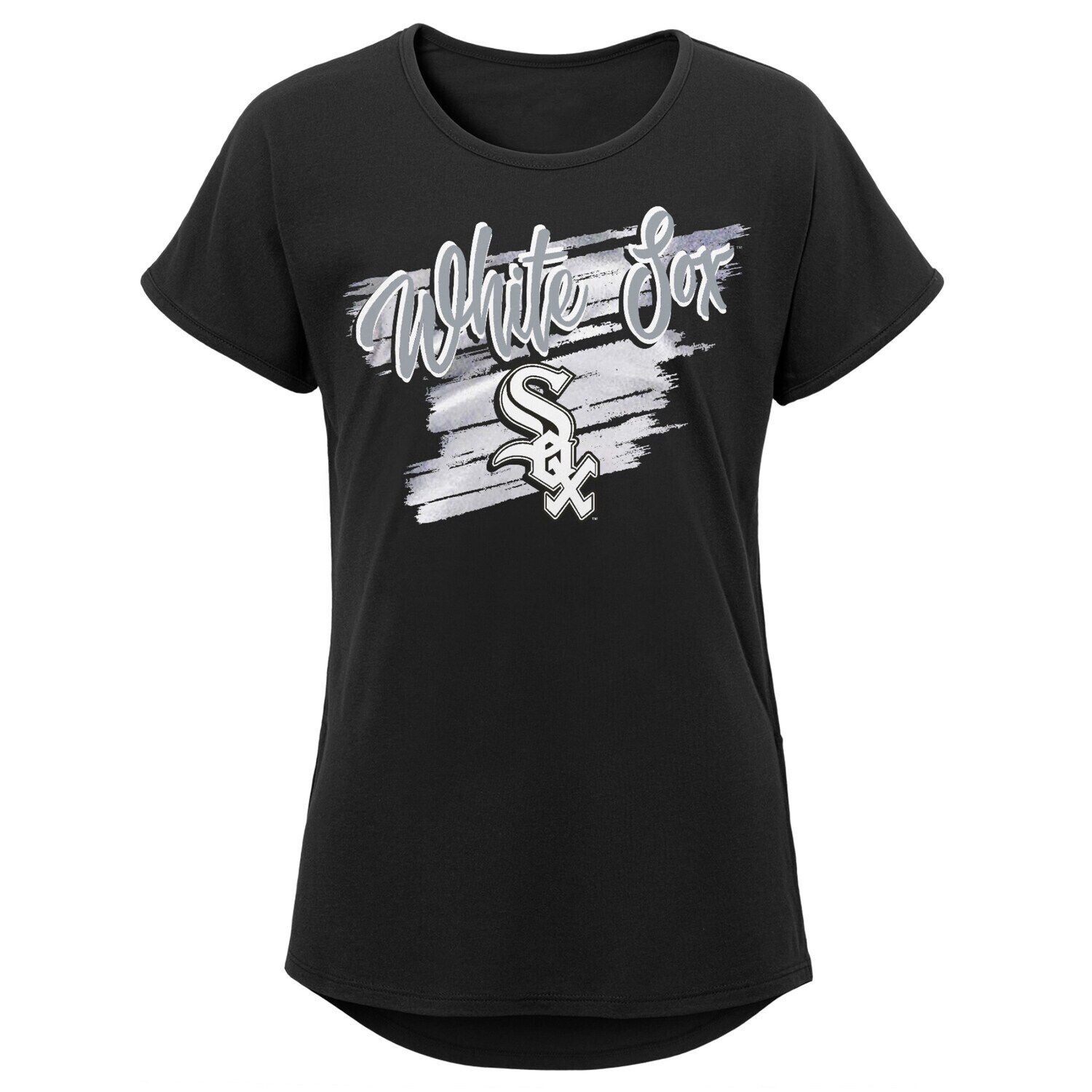 

Молодежная черная футболка Chicago White Sox Dream с круглым вырезом для девочек Outerstuff, Черный, Молодежная черная футболка Chicago White Sox Dream с круглым вырезом для девочек Outerstuff
