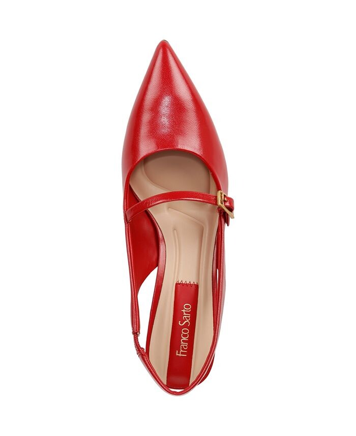 Туфли Khloe с ремешком на пятке Franco Sarto, красный — фото 4