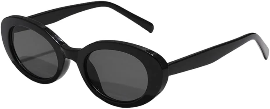 

Ретро винтажные овальные солнцезащитные очки для женщин и мужчин, рыболовные очки в черной оправе с линзами для вождения, защита от УФ-излучения UV400 generic, Black