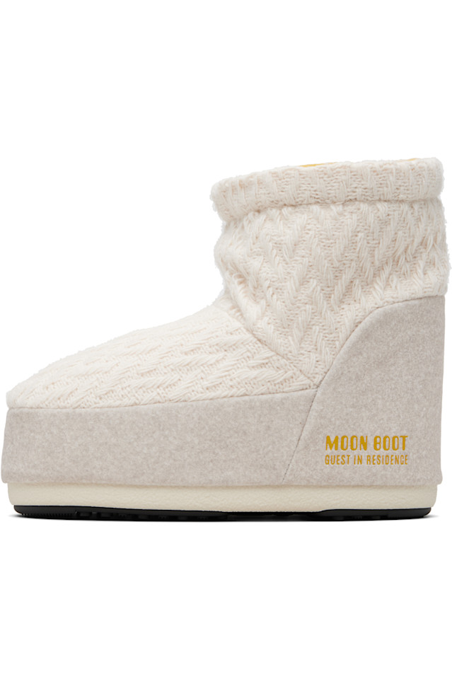 Guest In Residence Off White Moon Boot Edition Icon Low No Lace Tricking Boots — фото 3