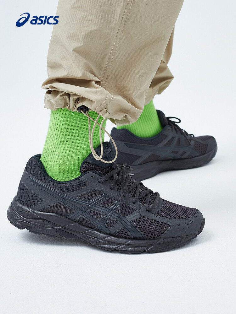 Кроссовки мужские Asics Gel-Contend 4 Black Warrior с дышащей сеткой, темно-серый — фото 3