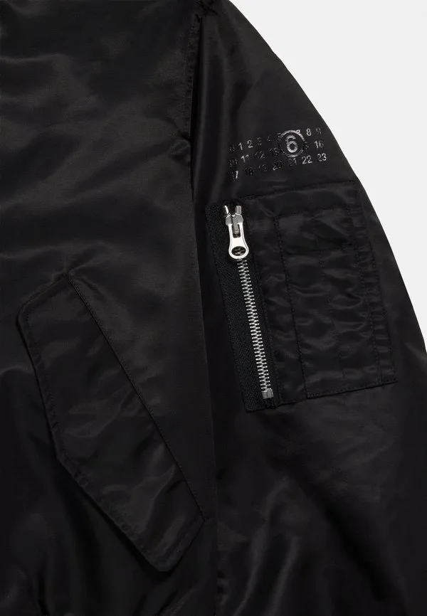 Бомбер унисекс Mm6 Maison Margiela, Black — фото 4