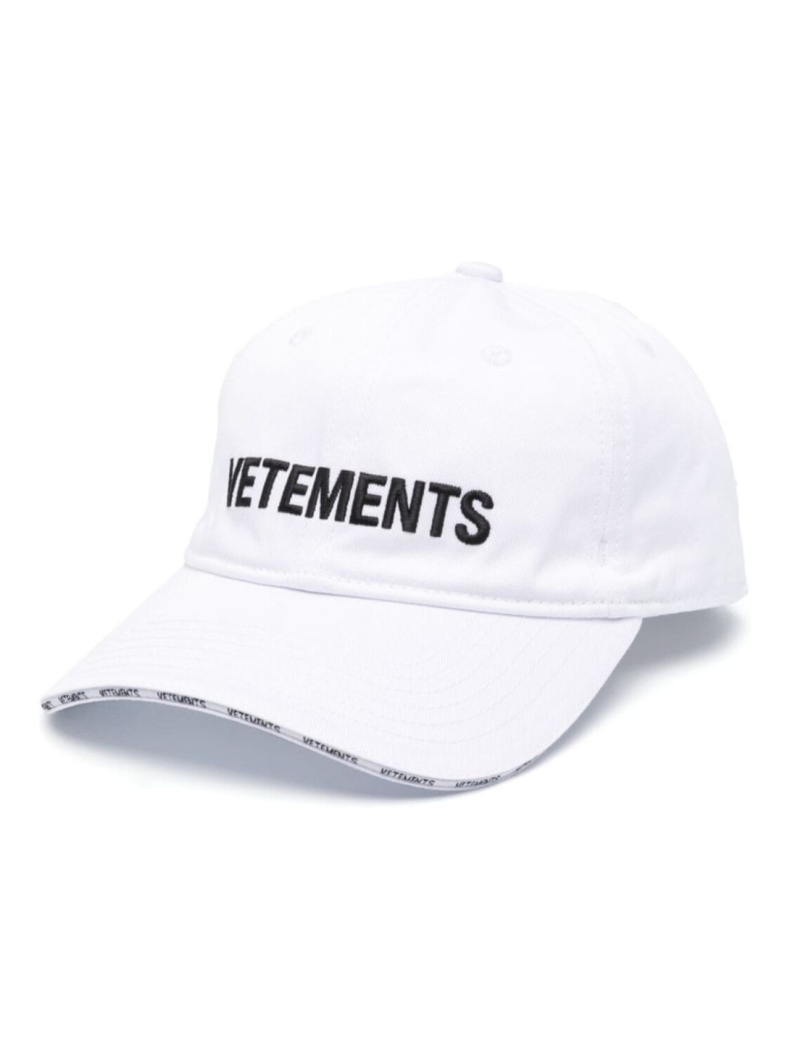 

VETEMENTS кепка с вышитым логотипом, белый