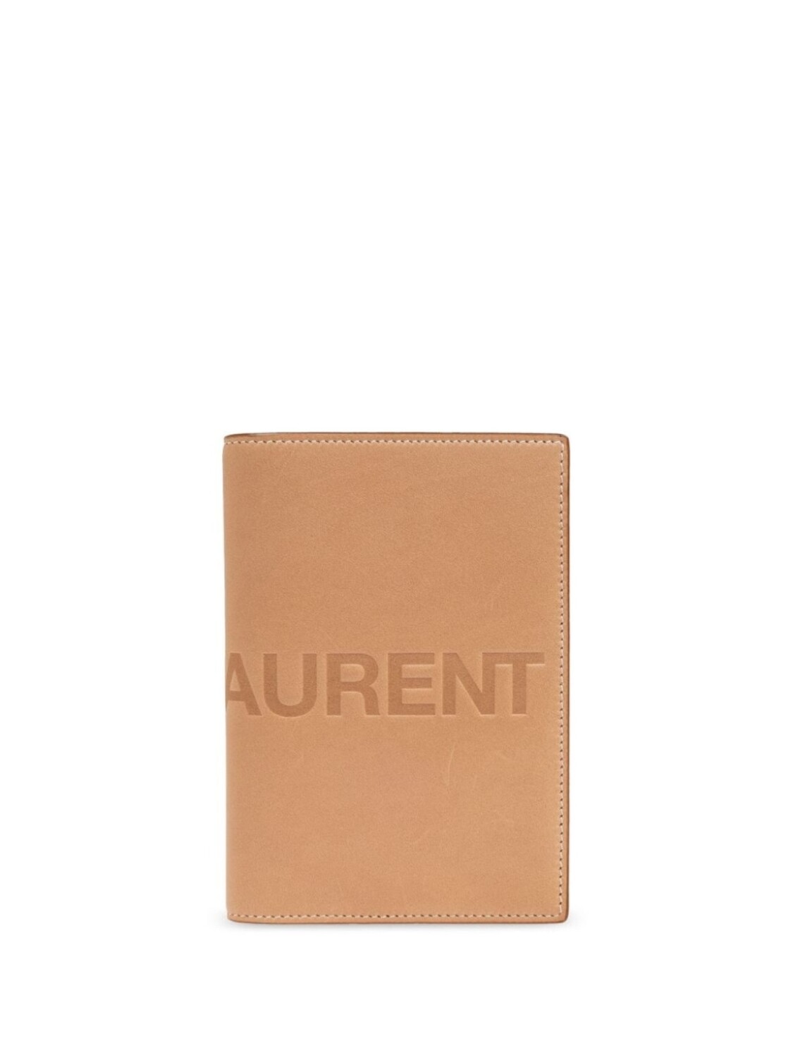 

Saint Laurent футляр для паспорта с логотипом и печатью, коричневый