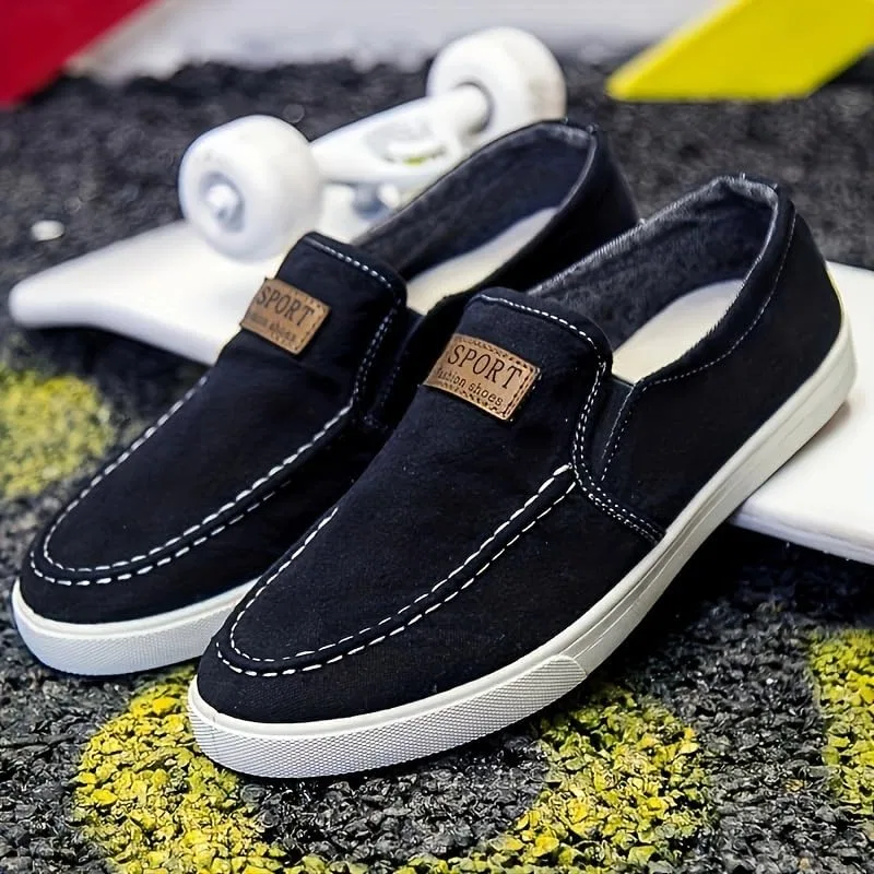 Лоферы мужские, прочная резиновая подошва, Loafers Black Hhhchpm — фото 2