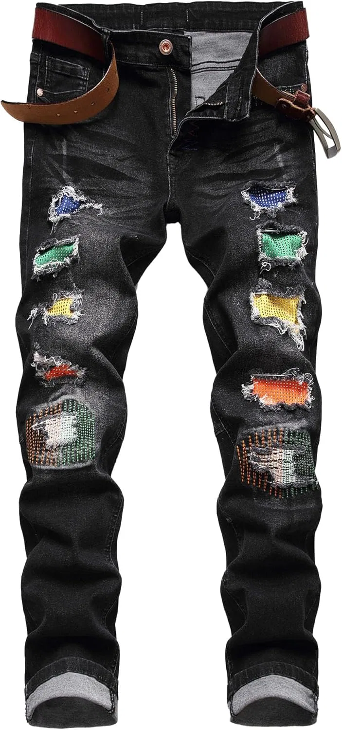 Джинсы, Slim-Fit, Black
