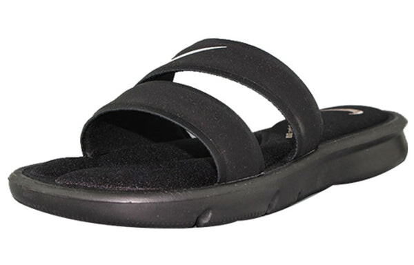 Тапочки ultra comfort slide 'black white' Nike, черный — фото 4