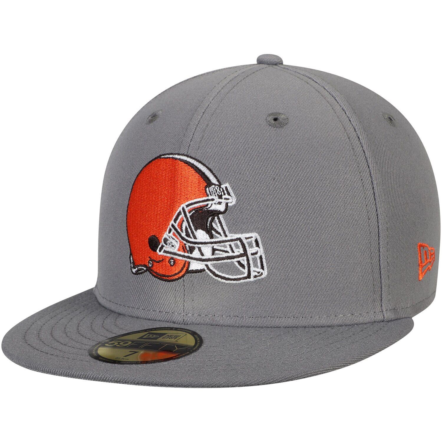 

Мужская приталенная шляпа New Era Graphite Cleveland Browns Storm 59FIFTY