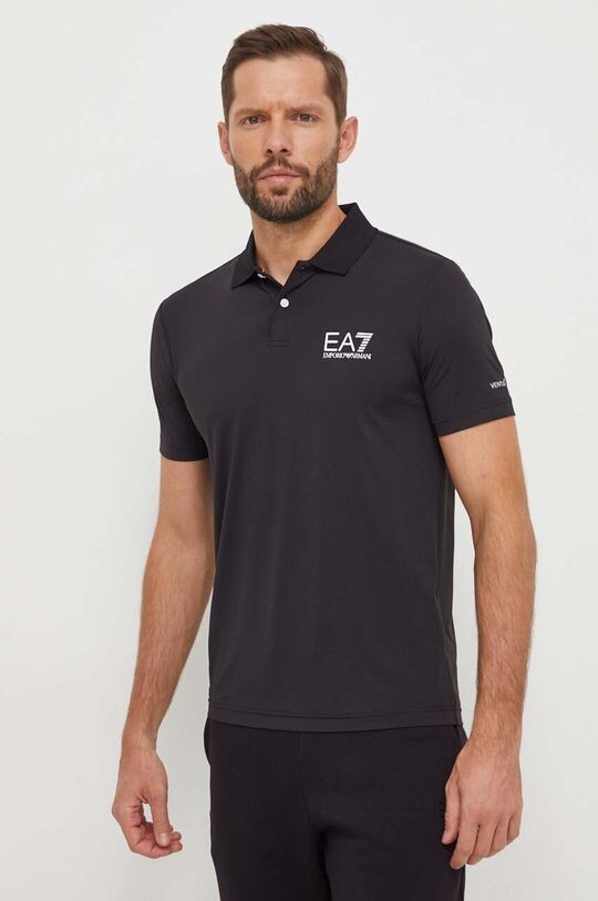 

Поло EA7 Emporio Armani, черный