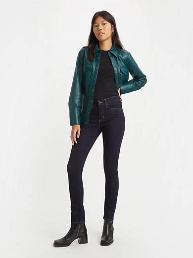 

311 Формирующие узкие женские джинсы Levi's, цвет Blue Wave - Dark Wash