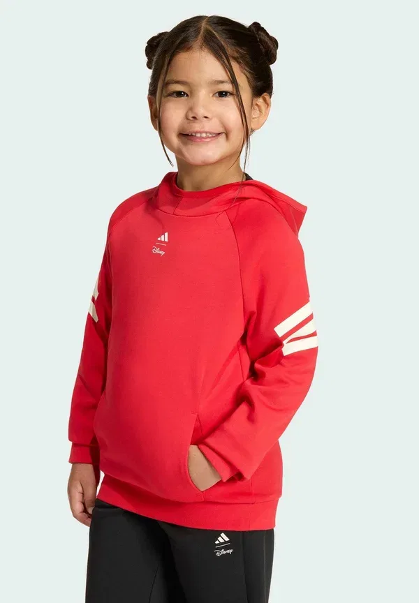 Толстовка Adidas Sportswear, чистый рубин/офф вайт