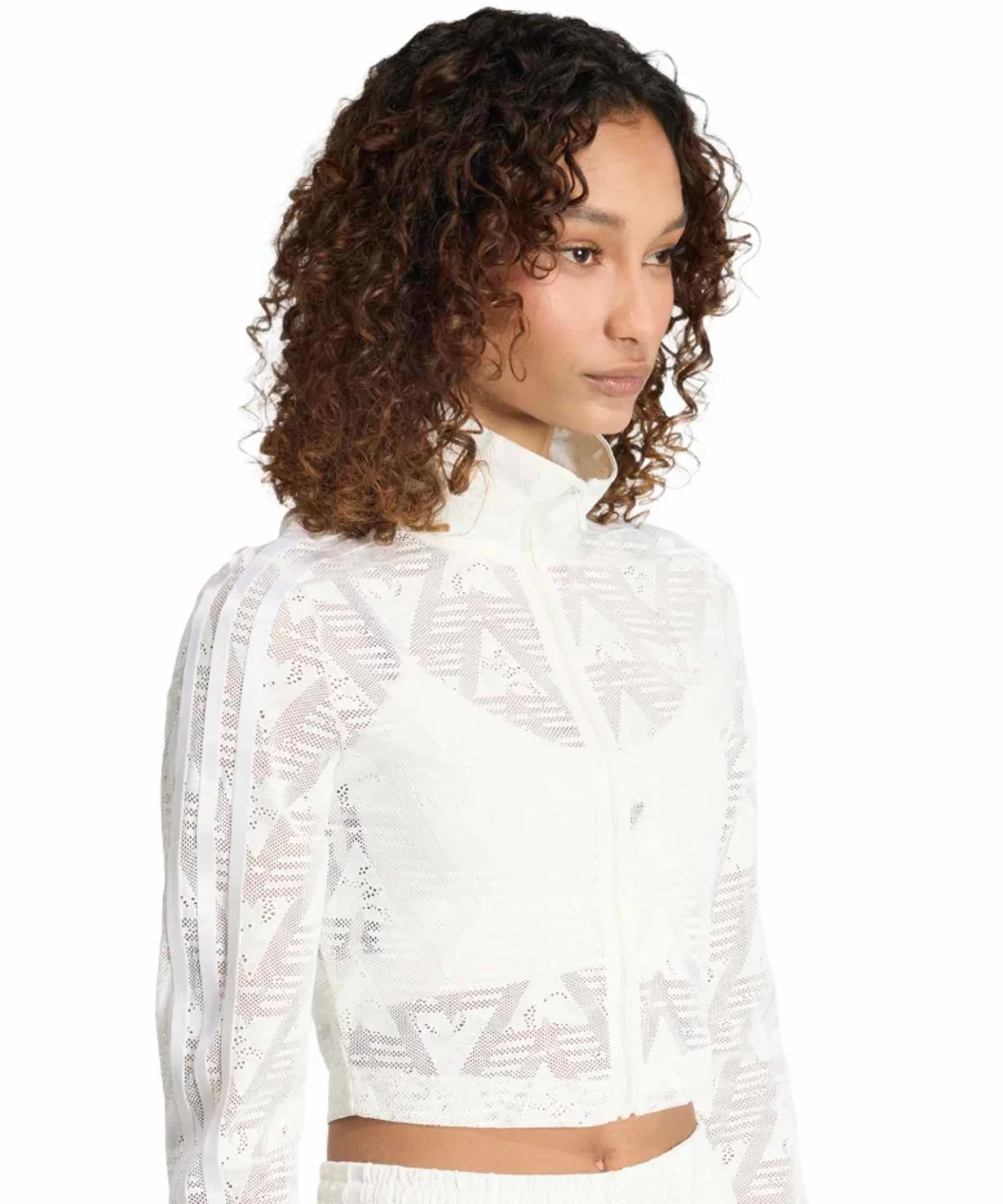 Толстовка спортивная adidas Firebird Classic Lace Track Top, белый