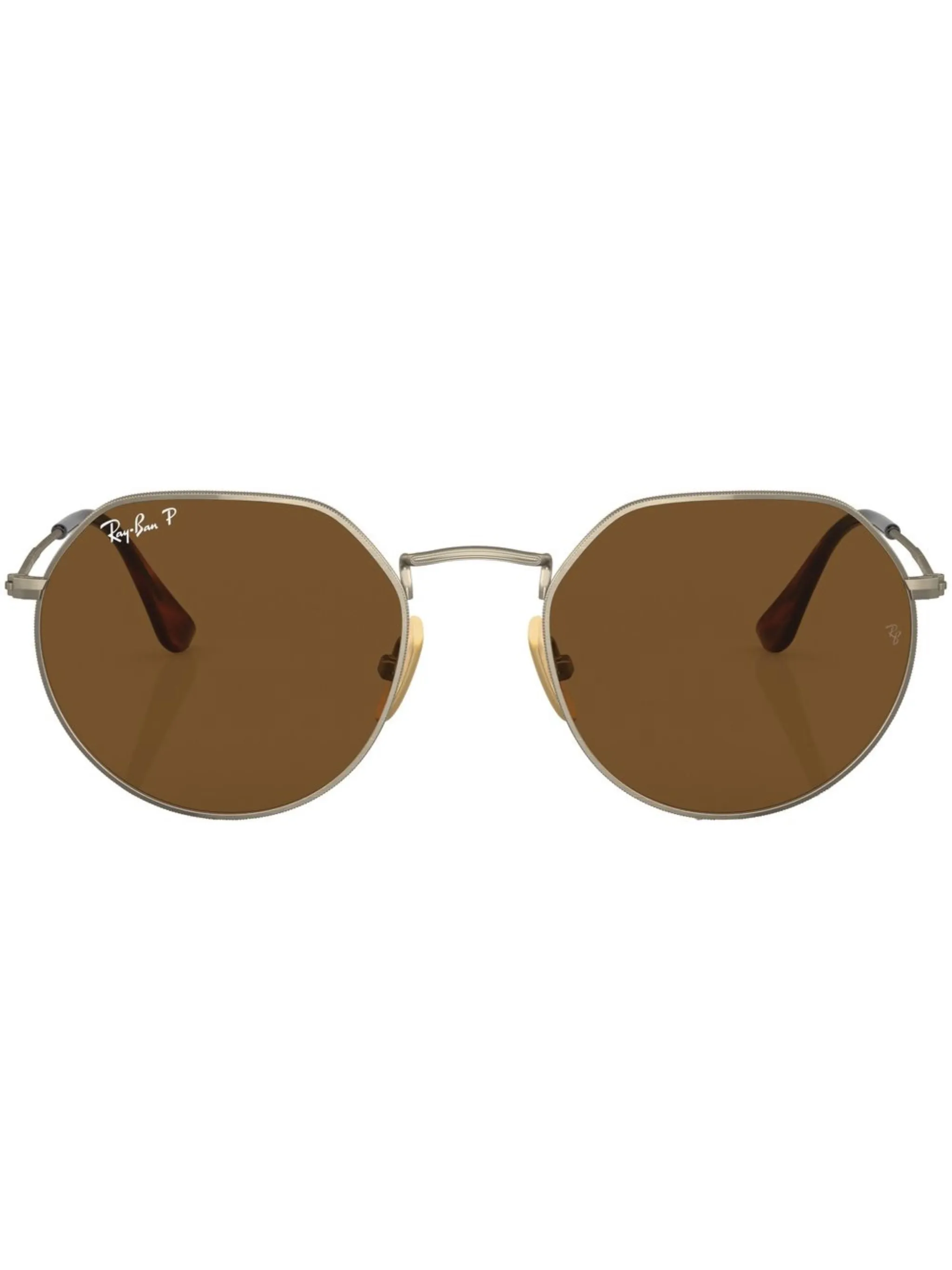 

Солнцезащитные очки в круглой оправе Ray-Ban, золотистый