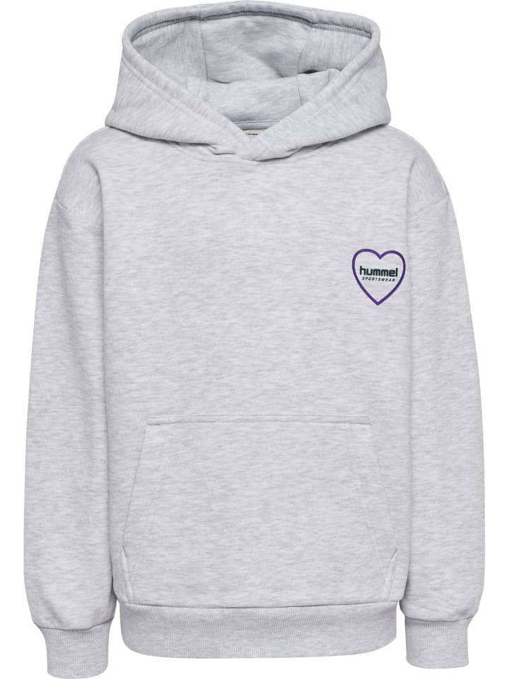 

Толстовка с капюшоном Hummel, светло-серый меланж
