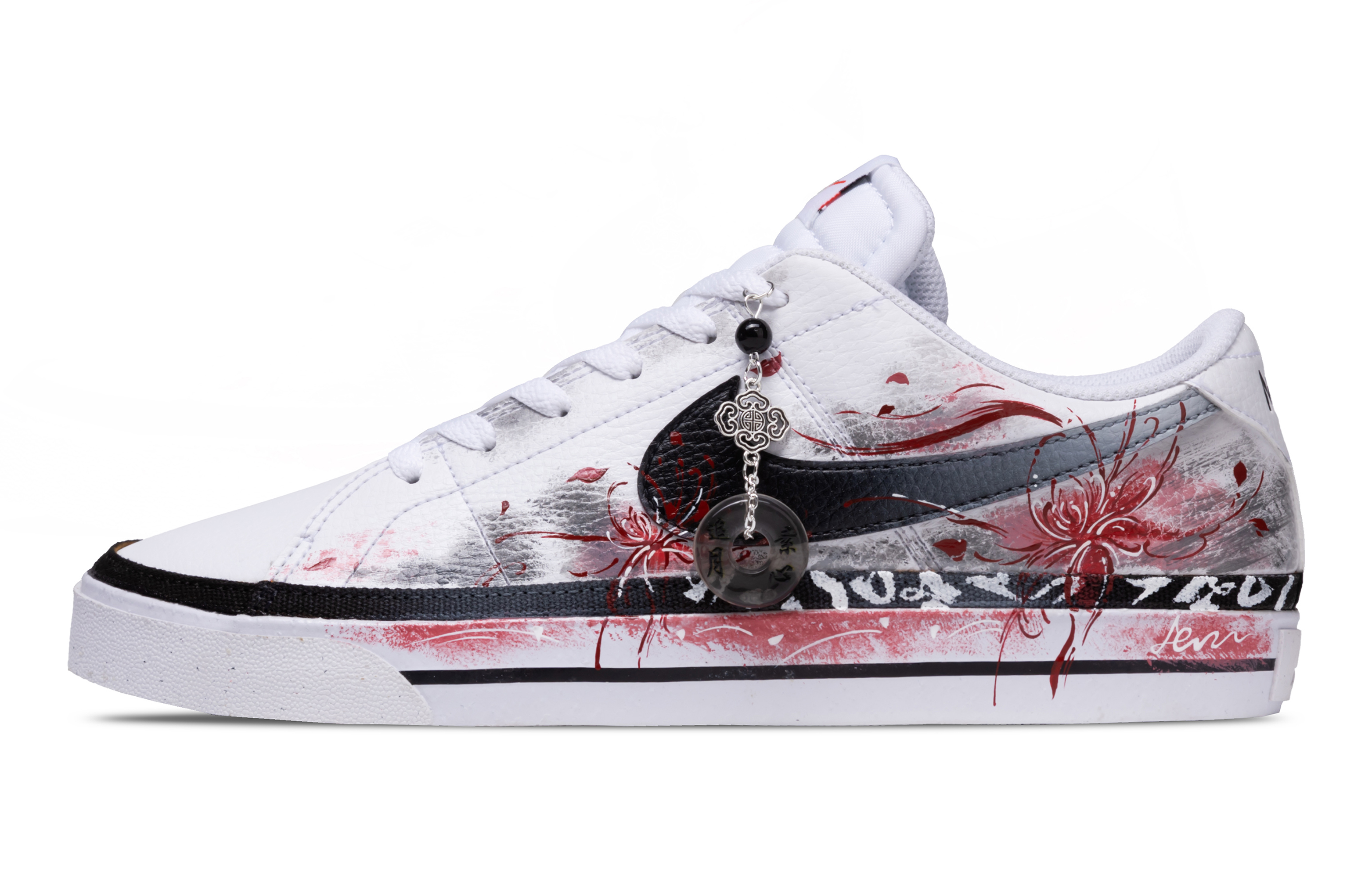 

Nike Кроссовки для скейтбординга Court Legacy, низкие, мужские, красные/черные/белые