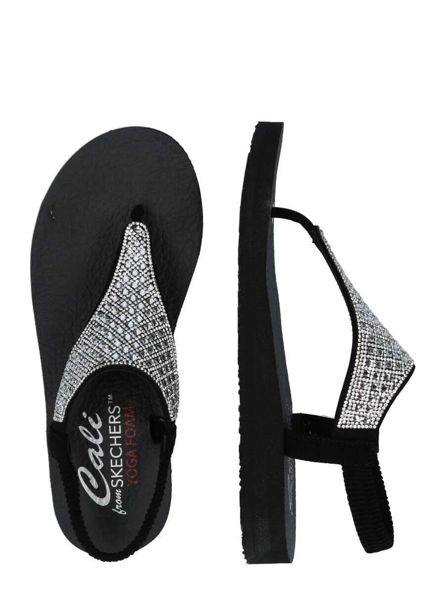 Сандалии SKECHERS T-Bar Sandals, черный — фото 2