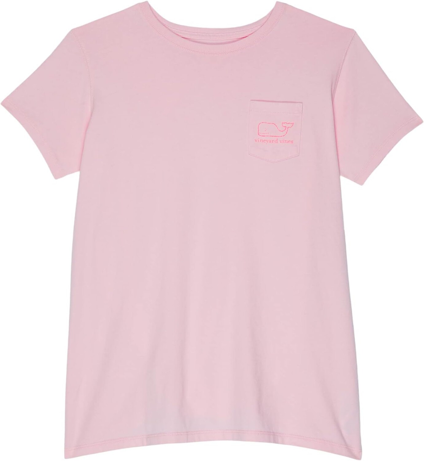 

Футболка Vineyard Vines Short Sleeve Vintage Whale Pocket Tee, цвет Pink Cloud Solid