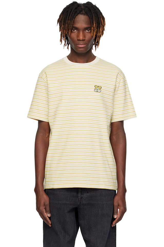 

Kenzo Paris Verdy Edition вышитая футболка Kenzo, желтый