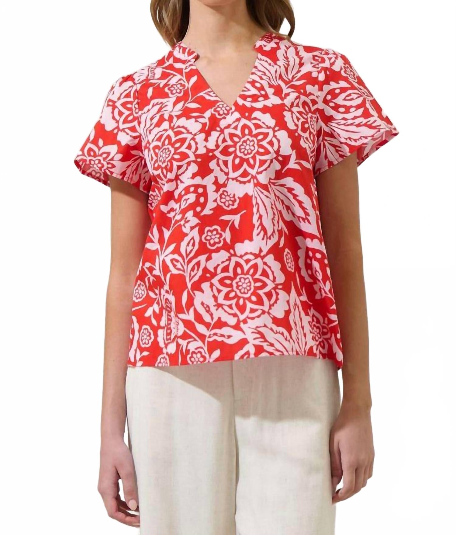 

Хейзен топ красный SUGARLIPS